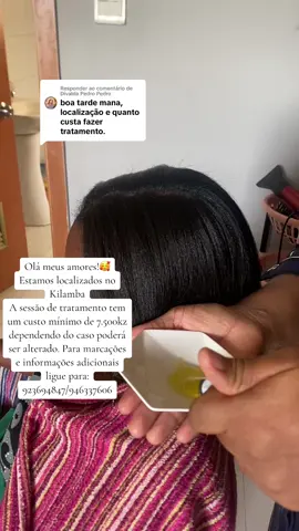 A responder a @Divalda Pedro Pedro  Nosso atendimento é por marcação de horário. #cabelo #saudecapilar #terapiacapilar #cabelonatural #cabelodesfrisado 