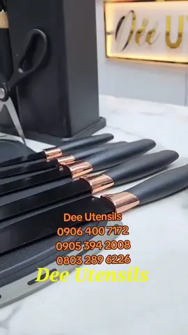 Stylish, High Quality and Unique 20pcs Kitchenware set✨️👍 A perfect combo of silicon spoons and Kitchen Knifes😮💥 ⭕️A good helper in the Kitchen💯👌 ●Comfortable grip✅️ ●Light and handy✅️ ●Sharp and lasting ✅️ ●Heat Resistant ✅️ ●Easy to clean✅️ Price: N31,000 👇👇👇👇👇👇 ----------‐---------------------- To order DM OR Call/WhatsApp  09053942008 09064007172  09166351638  09126012120  08032896226 --------------‐----------------------------------- Online Stores........... Instagram: Deeutensils  Facebook: DEE Utensils  Goggle: Dee Utensils  Tiktok: Luwisaandy  Threads Deeutensils  Website: www.deeutensils.ng  We deliver Nationwide  Delivery within Nigeria 🇳🇬in 24 hours  -------------‐----------------------------------- ADDRESS::::walk in Stores  Kokkies Mall, Ground floor Ademola Adetokumbo Crescent, Wuse 2,  Nitel  Junction Abuja Nigeria 🇳🇬  ---------------------------------------------------- OR  GF1 Israel plaza  Plot 1077, Adetokumbo Ademola crescent Wuse II Abuja ------------------------------------------------------- OR Block C8 shop 29 wada nas street Garki old market Abuja  ------------------------------------------------------- AND Block E12 Shop 9 and 10 Anambra Street Garki old Market Abuja --------------------------------------------------------- Think Kitchen, think Dee utensils  Dee Utensils..... for Your Luxury and Qualitative Kitchen Utensils ✨️  #deeutensils_backup_page #abujakitchen #reels #abuja