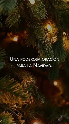 Oración poderosa para Navidad #dios #oracion #jesuscristo #cristianos #cristianostiktok #prayer #jesusteama #diosesamor #fyp #4u #navidad #feliznavidad 