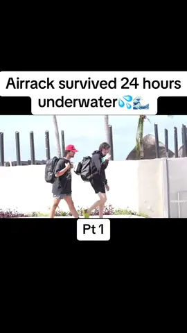 PT || Airrack survived 24 hours underwater💦🌊||#fyp #viral #airrackvideos #airrackmafia 