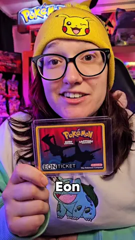 The Rare Eon Ticket Card #pokemoncards #pokemonrubyandsapphire #pokemonsecrets #pokemonrarecards 