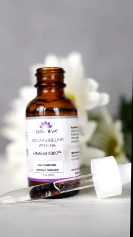 20% Argireline serum , make your skin wrinkle free with Argirekine #argireline #skintighening #botoxalternative #hyaluronicacid #skindeva #antiagingskincare #anyiwrinkletreatment 