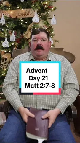 JOIN US FOR ADVENT! Dec 21st - Matthew 2:7-8 #Advent #Bar7Advent #AdventEarTags #Bar7AdventEartags #EartagOrnaments #KeepPrayin #KeepRanchin 