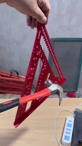 Solid cast aluminum thickened triangle ruler#mgasuplaynghardware #top #goodthing #tool #hardwaretool 