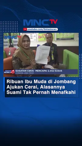 Ribuan Ibu Muda di Jombang Ajukan Cerai, Alasannya Suami Tak Pernah Menafkahi #Cerai #Jombang #News #NewsUpdate #BeritaTerkini #Perceraian