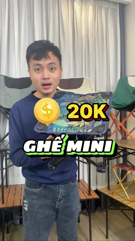 Ghế mini siêu rẻ chỉ 20k trong combo với ghế mặt trăng, số lượng có hạn #ghemattrang #ghemini #ghegapgon #ghecamping #ghedulich #xuhuong #vtvcab 