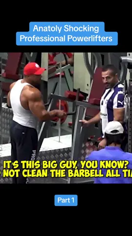 Anatoly Shocking Professional Powerlifters  #anatoly #anatolyprank #gym #prank 