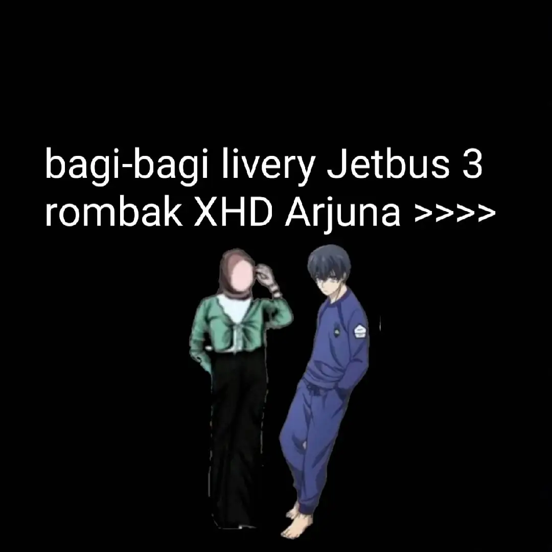 bagi-bagi livery bus #fyp 