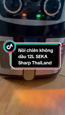 Nồi chiên không dầu SEKA Sharp ThaiLand KS 12: 12L với Kính Kiểm Soát Nướng #SEKA #Sharp #ThaiLand #KS12 #Nồichiênkhôngdầu #12L #KínhKiểmSoátNướng #deepfryer #airfryer #kitchenequipment #healthycooking #SEKASharpThaiLand 