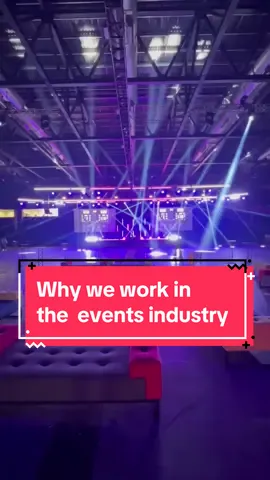 For most people, you work in the events industry because you love working on live events!  Its stressful and hard work but we love it!  #eventsindustry #eventproduction #eventmanagement #eventsagency 