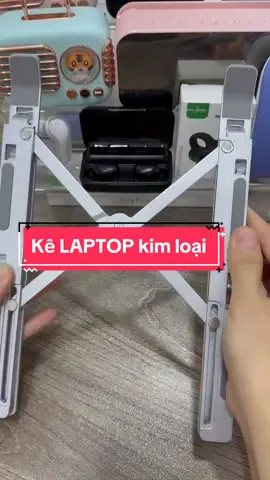 Giá đỡ laptop bằng kim loại, tản nhiệt cho máy tốt hơn #T #kelaptop #giadolaptop #giadolaptopgapgon #goojodoq #phukiencongnghe #thietbicongnghe #xuhuong #xuhuongtiktok 