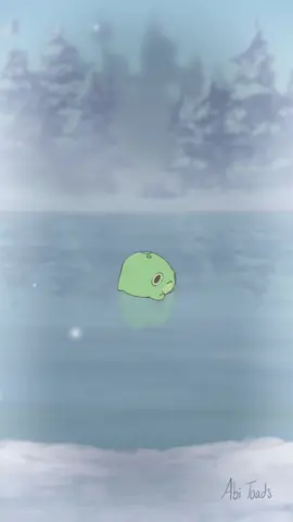 Goin’ for a slide ☃️ . . . #procreateart #procreate #kawaiiart #animation #frogs #frogart #cuteart 