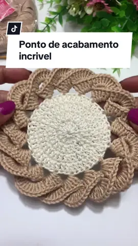 Ponto de acabamento incrivel  Bora crochetar?? #passoapasso #dica #tutorial #croche #pontodecroche 