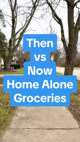 Then vs Now Kevin McCallister’s Groceries #thenvsnow #homealone 