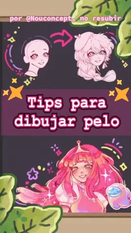 Tips para dibujar cabello 💖✨🌈 este chiqui tutorial sirve para arte tanto digital como tradicional. ¡Espero que os sirva mil! #fyp #foryourpage #twitchespaña #tipsdedibujo #aprendeadibujar #comodibujar #artedigital #dibujo #arttips 