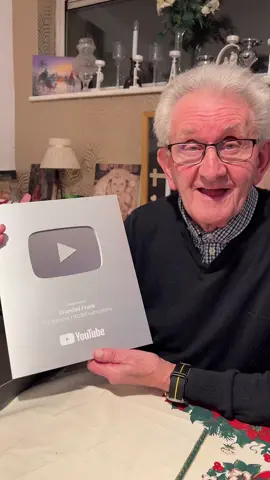 Getting to hit all of these milestones because of you means the world! THANK YOU THANK YOU THANK YOU🥰🎉 #fyp #grandad #youtube #100ksubscribers #youtubeplaque #thankyou 