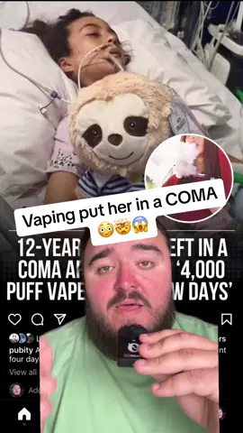 Vaping put her in a coma #vapingkillsyou #asthma #middleschool #foryou 