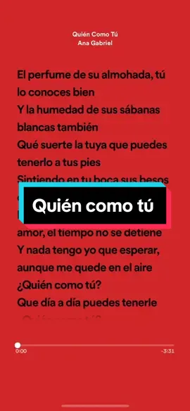 Quien como tú - Ana Gabriel #the_lyrics_zone #lyrics #letrasdecanciones #cancionesparadedicar #parati #fyp #anagabriel #quiencomotu 