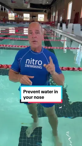 Prevent water in your nose