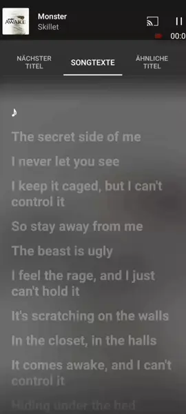 Replying to @simplymikael.ccMonster - Skillet full song #skillet #monster #musiclyrics #music #spotifylyrics #spotify #lyrics #full #song #fullsong #spedup #speedupsongs #nightcore #slowed #daycore 