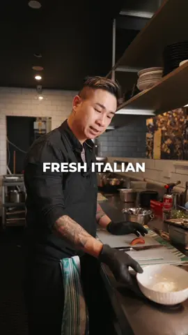 Chef Peter is in the house! 🍽️✨⁠ ⁠ Watch as he crafts our exquisite Burrata, perfectly paired with house-made Chimichurri.  Would you try it out?⁠ ⁠ #KinDiningAndBar #Burrata #marrickville #chef #sydney #sydneyrestaurants #Foodie