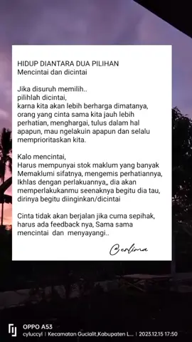 Mencintai itu mudah, yang sulit adalah saling memahami #storytime #quotestory #cintadanpilihan #dicintai #mencintai #sibungas #erlima 