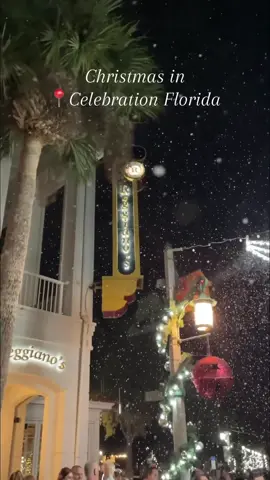 Christmas in Celebration is magical, check out how decked out those houses are and the snoap in the square too ❄️🥹🎄#celebrationflorida #visitflorida #christmasincelebration #visitorlando #christmasinorlando 