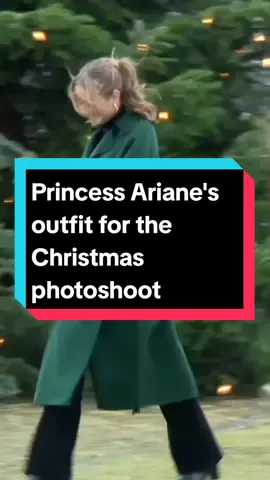 Replying to @lcooowl Princess Ariane's outfit for the Christmas photoshoot - Alla corte di... Royalty #allacortedi #royalty #princessariane #arianeofnetherlands #christmas 