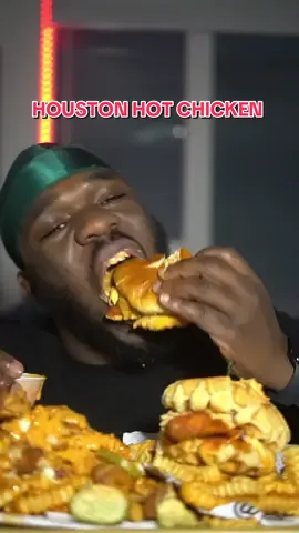 HOUSTON HOT CHICKEN MUKBANG #asmr #mukbang #houstonhotchicken #fyp #fypシ #viral #tiktokfood 