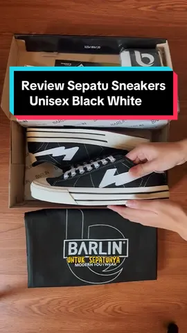 Review sepatu Sneakers Alpha Black White Tersedia ukuran 36-44  apa aja sih yang didapat?  Yuk kita review produk nya 🔥 #sepatusneakers #sepatupria #sepatukeren #sepatuviral #sepatusekolah 