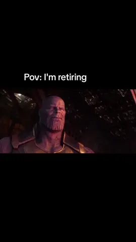 #thanos #avengers #sad #goodolddays #time #retiring 