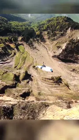 Winsguit Flight - Forest Jump! 🪂#skydiving #flying #wingsuit #foryouu #viralvideo #fyp #fypツ #fly #mountain #saturday 