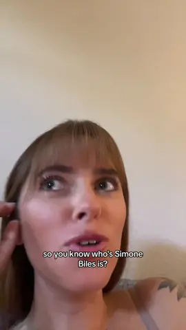 And hes a football fan 😂 #simonebiles 