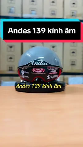 Review mũ bảo hiểm Andes 139 kính âm #andeshelmet #andes #mubaohiem #mubaohiem 