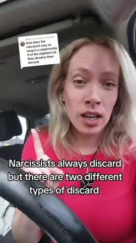 Replying to @fml5066  Narcissists always discard but there are two different types of discard. #narc #covertnarcissist #narctokadvice #narcissism #narcissist #narctok #narcissistbehavior #discardedbythenarc #discardphase 