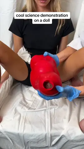 cool science demonstration on a doll