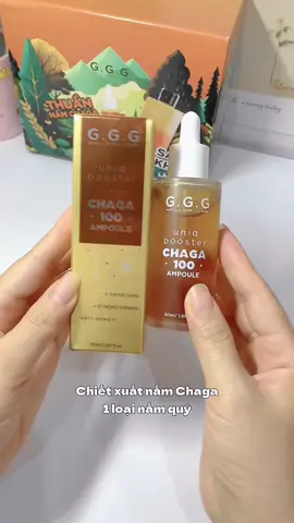 Booster nấm chaga #unboxing #review #boosternamchaga #xuhuong #viralvideo #gggcosmetics 