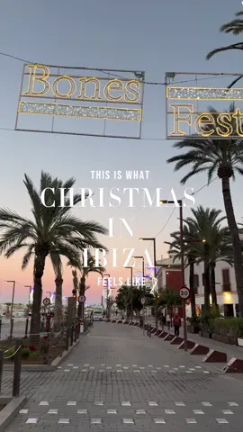 Christmas shines with a glow, brightening the island in a breathtaking spectacle of lights. 🎄❤️💫 - - #ibizachristmas #festiveglow #ibiza #holiday #happy #Love #christmas #glow #ibizavibes #sparklingholidays #winter #winterdestination #sun #winterinspo #winterinspain 