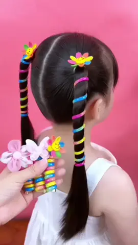 Pagod kana ba magisip ng style sa buhok ni junakis try this! #kids #girls #mommy #hairstyle #hairstyleforkids #ponytailhairstyle #hairtie #hairspiral #telephonewires #hairband #fyp #tiktok 