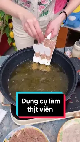 Dụng cụ làm thịt viên 3 ngăn#xuhuong #giadụngtiệních #dogiadung 