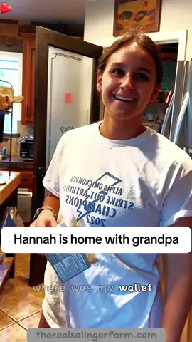 Hannah is home with grandpa 🥰 #family #grandpa #dad #father #grandfather #dementia #hannah #danielle 