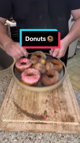 Donuts. Merry Christmas! 🎄  Recipe Inspired by: @Cibs  #donut #donuts #donutrecipe #dessert #santa #christmas #merrychristmas #holiday #christmasfood #holidayfood #food #cooking #cookingathometiktoktv #cookingtiktok #cookingwithkids #fy #fyp #foryou 