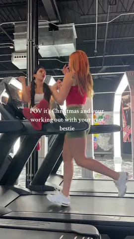 Sweating & spilling tea — because holiday workouts are better with your gym bestie 
