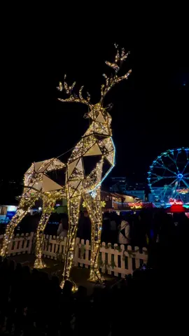 Magical Christmas atmosphere with a flying Santa in Montreux,Switzerland 🇨🇭🎅 #switzerland #montreux #christmas #christmasswitzerland #christmasinswitzerland #christmasmontreux #montreuxsuisse #montreuxnoel2023 #noelmontreux #weihnachten #noel #کریسمس 