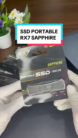 Desain kelas + Speed kenceng! SSD Portable RX7 Sapphire. Ini bukan flashdisk, ini SSD dengan trasnfer speed jauh lebih kenceng jadi lebih efisien buat lu semua, worth it dan recomended banget.  #fyp #SSD #SSDPORTABLE #RX7 #viral #videoviral #tiktok #foryou #komputer #produk 