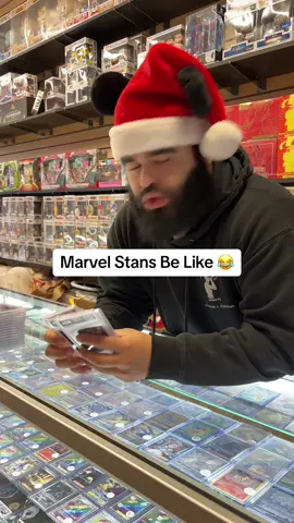 We all know a marvel fans like this 😂😂 Merry Christmas from the InfiniteCollectibles family ❤️🎄 ##infinitecollectiblesnyc##marveltok##funko##funko