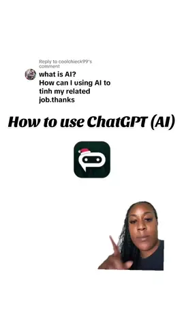 Replying to @coolchieck99 What is AI and how do you use it to find job? Here you go! AI has so many uses outside of this, like creating art or building a website for you! It’s definitely a favorite of mine but all humans need to keep using it ethically! 🚨🫵🏾 #howtouseAI #chatgpttips #chatgpttutorial #chatgptexplained 