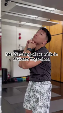 Part of the Bikram yoga practice is listening to the instructional dialogue while watching others to learn and implement correct alignment. Bikram yoga helps to promote better posture and balance through the focus on proper alignment which can lead to long-term improvements in the body. #yoga #bikram #bikramyoga #hotyoga 