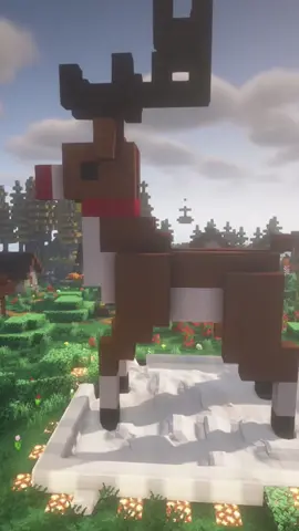 Minecraft - Reno Navideño 🤎🦌 #NavidadEnTikTok #Minecraft #minecraftbuilding #howtobuild #minecraftideas #minecraftideasbuild #tutorial #tutoriales #rodolfoelreno 