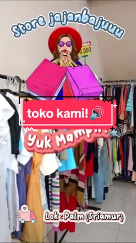 Hello gengs, yuk ke store kami!!🔊 pilih sepuasnya gengs, banyak stok baru!!🛍️ STAYTUNE LIVE YA!!🔊👚  #fashion #toko #rok #baju #jajanbajuthrift #jajanbajuuu #dasterviral #bekasiutara #jajanbaju #daster #fypシ #bajuthrift #bajuthrift #bekasiviral #bawahan #bekasiviral 